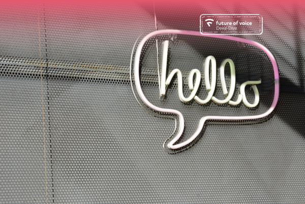Schriftzug "hello"